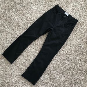 Everlane kick crop jean in black